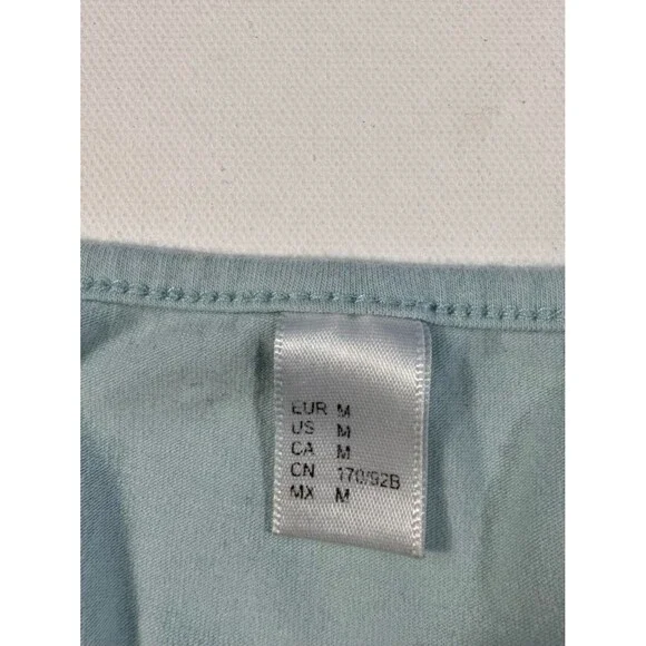 Light Blue 'Always Hungry' Cropped Top - Picture 4 of 5